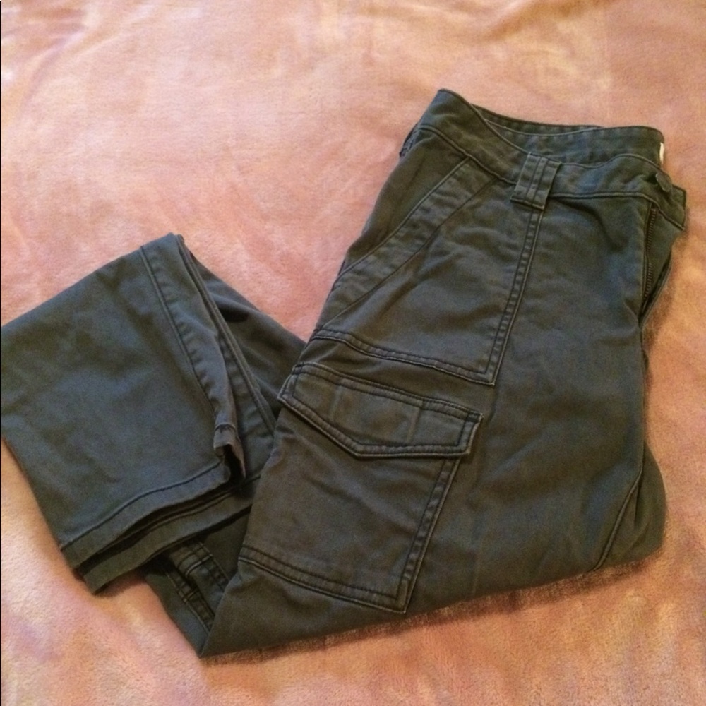 LOFT dark grey Julie pant